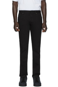 Fendi - Black FF Velvet Tape Jeans
