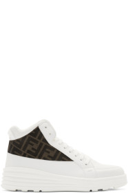 Fendi - Baskets montantes blanches 'Forever Fendi' Hybrid