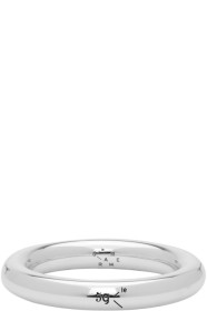 Le Gramme - Silver Polished 'Le 5 Grammes' Bangle Ring