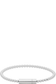 Le Gramme - Silver Polished 'Le 11 Grammes' Beads Bracelet