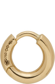 Le Gramme - Gold Slick Polished 'La 1.3 Grammes' Bangle Single Earring