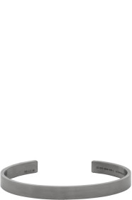 Le Gramme - Bracelet brossé noir Slick Ribbon 'Le 21 Grammes'