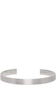 Le Gramme - Bracelet brossé argenté 'Le 21 Grammes' Ribbon