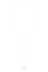 Le Gramme - Collier à pendentif carré argenté 'Le 1.7 Grammes'