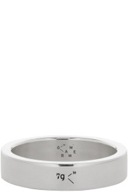 Le Gramme - Bague polie argentée 'Le 7 Grammes' Ribbon