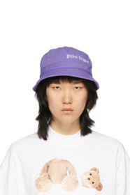 Palm Angels - Chapeau mauve Classic Logo