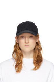 Palm Angels - Casquette à logo et motif tie-dye noire
