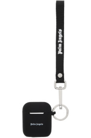 Palm Angels - Black Logo AirPods Case Keychain