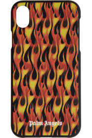 Palm Angels - Black & Red Flames iPhone XR Case
