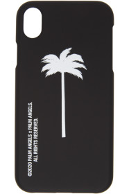Palm Angels - Black & White Palm Tree iPhone XR Case