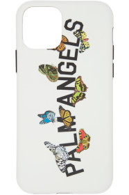 Palm Angels - Étui pour iPhone X gris Butterfly College