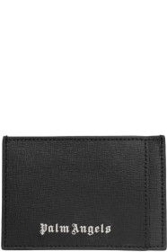 Palm Angels - Black Leather Card Holder