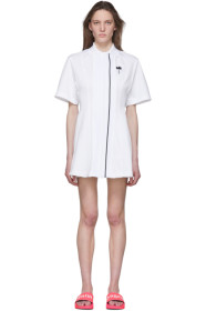 Palm Angels - White Tennis Track Dress