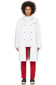 Palm Angels - White Logo Over Raincoat