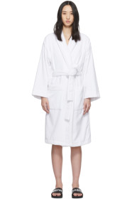Palm Angels - White Logo Bath Robe