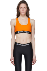Palm Angels - Orange Logo Sports Bra
