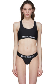 Palm Angels - Black Logo Sports Bra