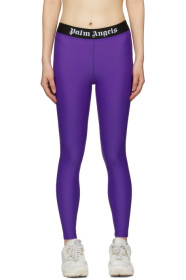 Palm Angels - Purple Sport Leggings