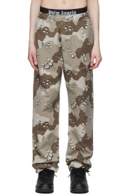 Palm Angels - Brown Camouflage Aftersport Lounge Pants
