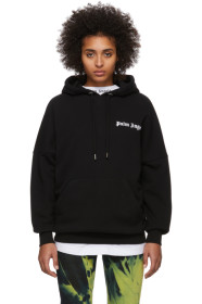 Palm Angels - Pull à capuche noir New Basic