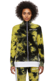 Palm Angels - Black & Yellow Chenille Tie-Dye Track Jacket