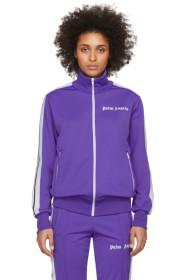 Palm Angels - Blouson de survêtement mauve Classic