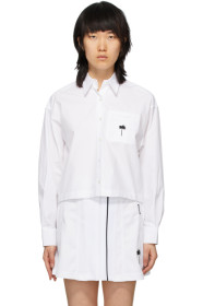 Palm Angels - White Boxy Short Shirt