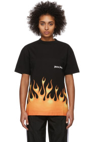 Palm Angels - 黑色 Flames T 恤