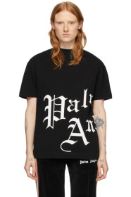 Palm Angels - T-shirt noir Side New Gothic