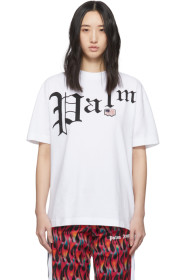 Palm Angels - White New Gothic T-Shirt
