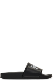 Palm Angels - Black Logo Pool Slides