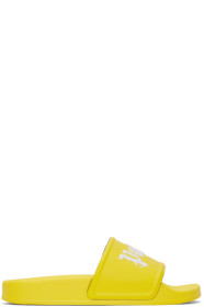 Palm Angels - Yellow Logo Slides