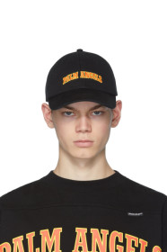 Palm Angels - Black New College Logo Cap
