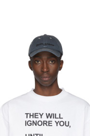 Palm Angels - Grey Tie-Dye Logo Cap