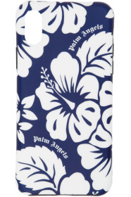 Palm Angels - Étui pour iPhone X bleu Hawaiian