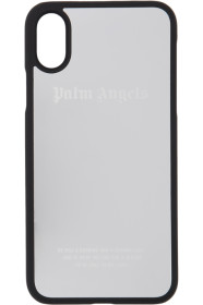 Palm Angels - Silver & Black Mirror iPhone X Case