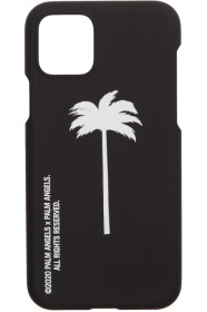 Palm Angels - Étui pour iPhone XI Pro noir et blanc Palm x Palm