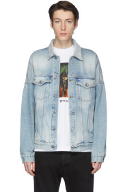 Palm Angels - Blue Denim Cabane Jacket