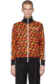 Palm Angels - Multicolor & Black Flames Track Jacket