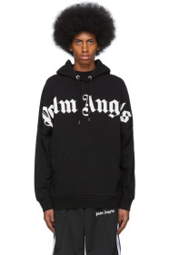 Palm Angels - Black Front Logo Hoodie