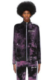 Palm Angels - Purple Chenille Tie-Dye Track Jacket