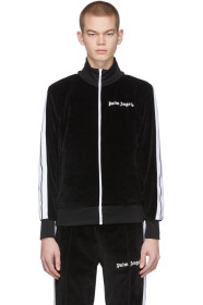 Palm Angels - Black Chenille Track Jacket