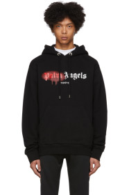 Palm Angels - 黑色“Tokyo” Sprayed Logo 连帽衫