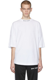Palm Angels - White Classic Logo Over T-Shirt