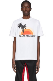 Palm Angels - 白色 Sunset T 恤