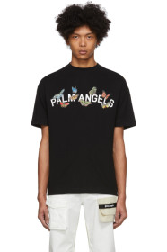 Palm Angels - 黑色 Butterfly Collage T 恤