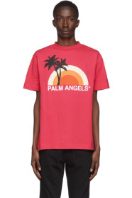 Palm Angels - 粉色 Sunset T 恤
