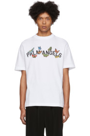 Palm Angels - 白色 Butterfly Collage T 恤