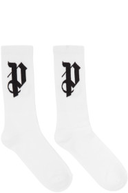 Palm Angels - White Monogram Socks