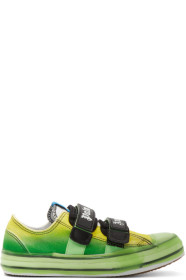 Palm Angels - Green Vulcanized Sneakers